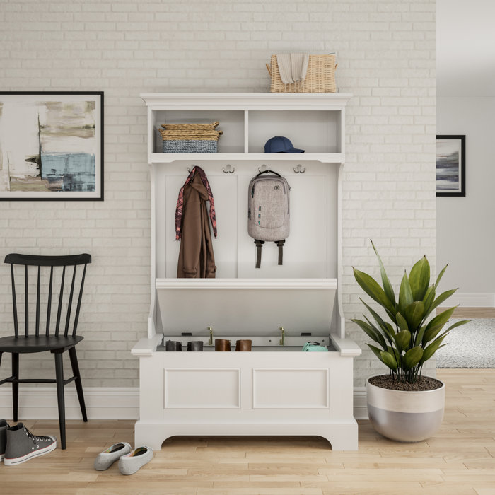 Three Posts™ Patricia 40'' Wide Hall Tree with Bench & Reviews Wayfair